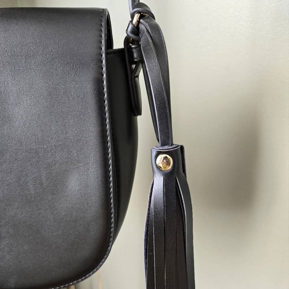 Ecosusi Boho Crossbody Bag Black
